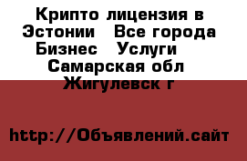 Крипто лицензия в Эстонии - Все города Бизнес » Услуги   . Самарская обл.,Жигулевск г.